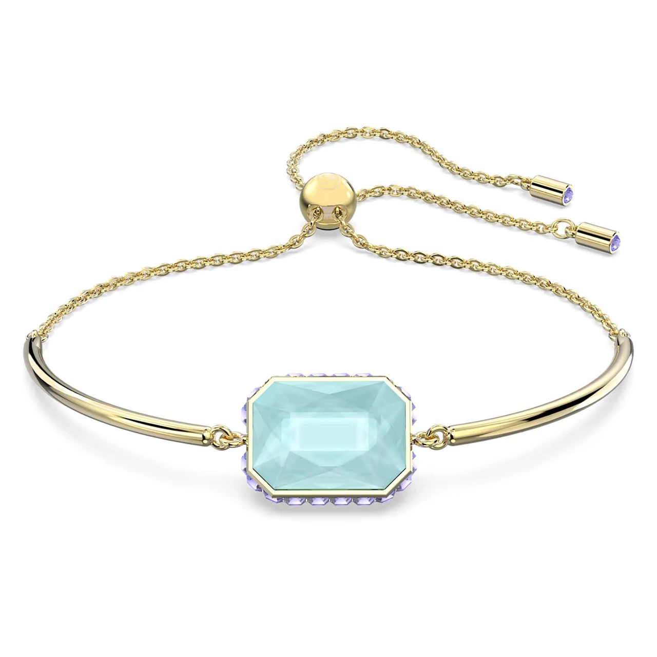 Orbita Bracelet, Octagon Cut, Multicolored, Gold-tone Plated 5640258 | Swarovski 1 Orbita Bracelet, Octagon Cut, Multicolored, Gold-tone Plated 5640258 | Swarovski