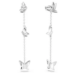 Lilia Drop Earrings, Butterfly, Blue, Rhodium Plated 5662182 | Swarovski -King Power shop 128e5200 16d3 5793 a09e 62d481240f22 74172.1675200405