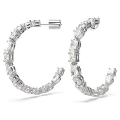 Mesmera Hoop Earrings, Mixed Cuts, White, Rhodium Plated 5672834 | Swarovski -King Power shop 17bce02d b360 5627 a4c3 ae7a3bf23385 16779.1688665707