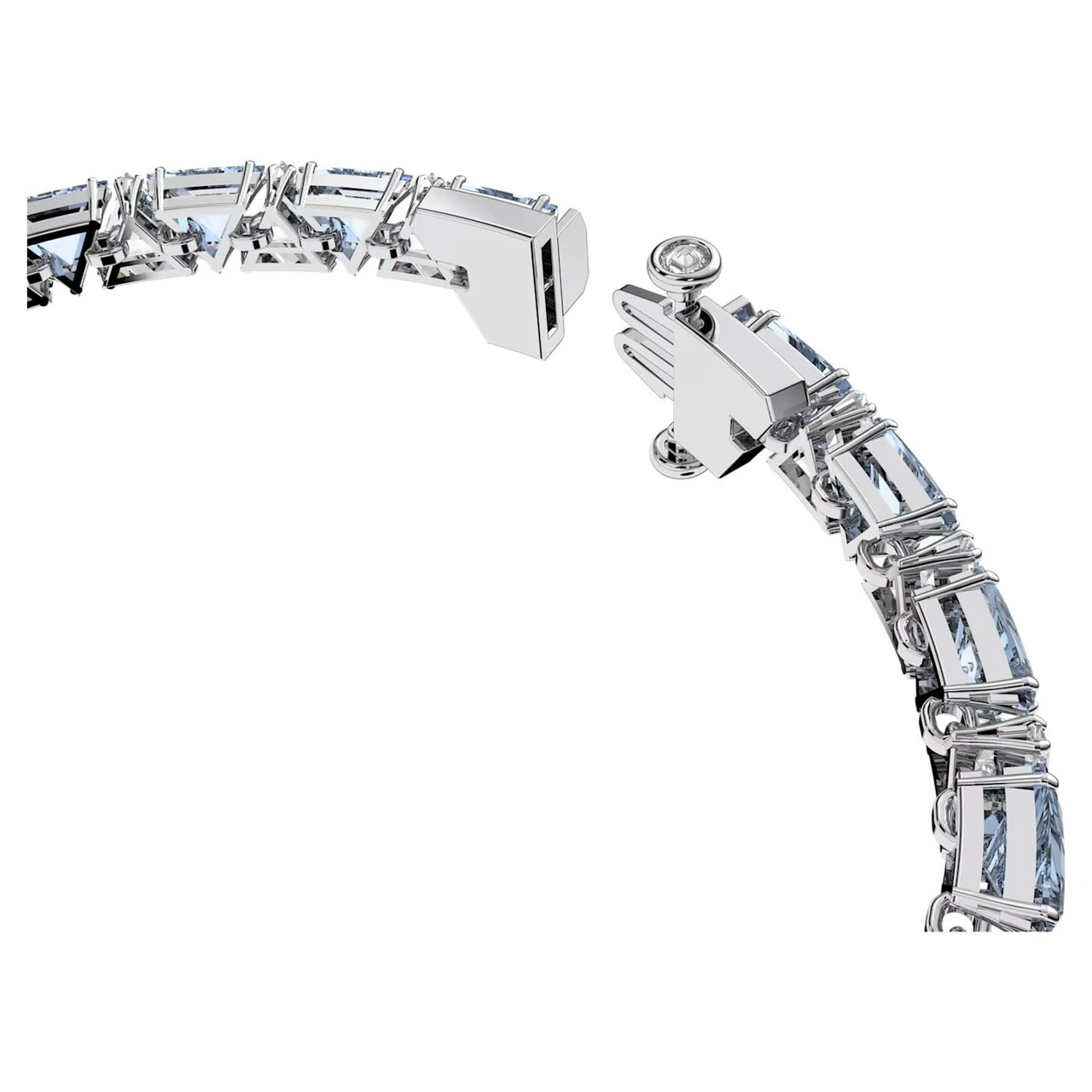Swarovski Ortyx Bracelet Triangle Cut, Blue, Rhodium Plated 5614925 3 Swarovski Ortyx Bracelet Triangle Cut, Blue, Rhodium Plated 5614925 - Image 3