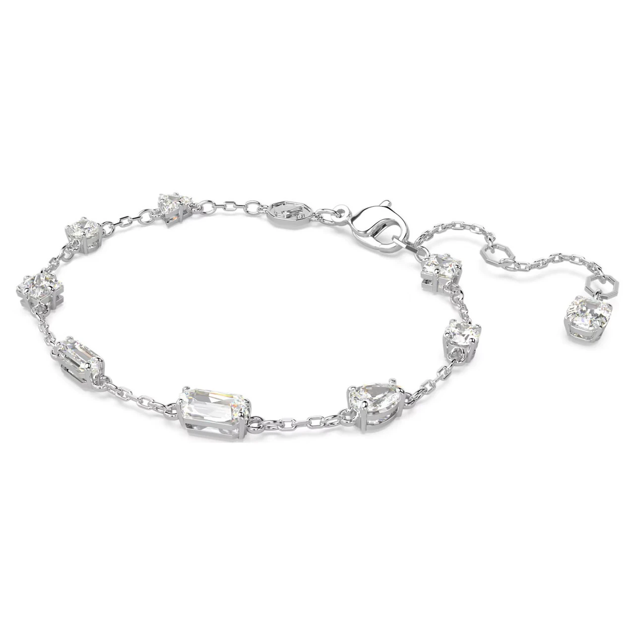 Mesmera Bracelet, Mixed Cuts, Scattered Design, White, Rhodium Plated 5661530 | Swarovski 2 Mesmera Bracelet, Mixed Cuts, Scattered Design, White, Rhodium Plated 5661530 | Swarovski - Image 2