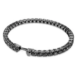 Matrix Tennis Bracelet, Round Cut, Black, Ruthenium Plated 5664196 (Size M) | Swarovski -King Power shop 342458b8 0604 55b6 8a21 9f4f37f36e1c 19849.1692757081