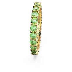Matrix Ring, Round Cut, Green, Gold-Tone Plated 5658658 (Size 55/M/7) | Swarovski -King Power shop 34d82270 72bf 51c0 bf05 0186fe50e53a 92361.1681370623