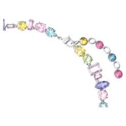 Gema Necklace, Mixed Cuts, Multicolored, Rhodium Plated 5656397 | Swarovski -King Power shop 362daa5f f201 5537 ad40 f797ce4112c3 88509.1689058486