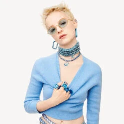 Lucent Hoop Earrings, Blue, 5633950 | Swarovski -King Power shop 3721ff5e a8f3 5806 b52a 7ea771ee427b 35449.1642807251