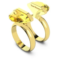 Swarovski Lucent Ring, Magnetic, Yellow, Gold-Tone Plated 5621074 (Size 7/M/55) -King Power shop 400e8c6e 7fc6 5f55 b792 a26e97551839 73160.1637223856