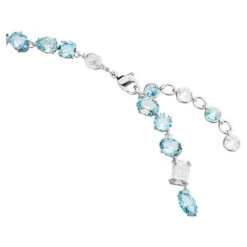 Gema Necklace, Mixed Cuts, Blue, Rhodium Plated 5666007 | Swarovski -King Power shop 434469e5 92ed 5315 8e46 3d6fd5aba74a 30013.1692242905