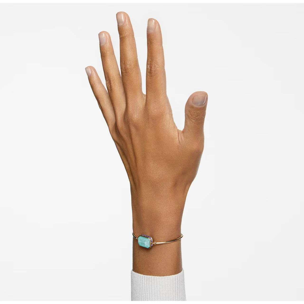 Orbita Bracelet, Octagon Cut, Multicolored, Gold-tone Plated 5640258 | Swarovski 6 Orbita Bracelet, Octagon Cut, Multicolored, Gold-tone Plated 5640258 | Swarovski - Image 6