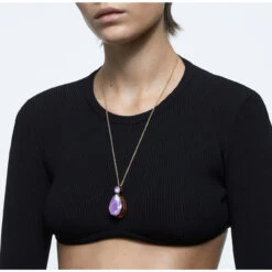 Swarovski Orbita Necklace Drop Cut Crystal, Multicolored, Gold-Tone Plated 5600517 -King Power shop 5d869306 efbc 5576 b487 105aec95faf6 81385.1648697687