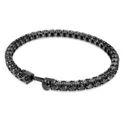 Matrix Tennis Bracelet, Round Cut, Black, Ruthenium Plated 5664150 (Size L) | Swarovski -King Power shop 724d6966 ac0a 5e1b b7e4 670faea5f6c3 76138.1692759460