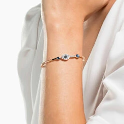 Swarovski Symbolic Bangle, Evil Eye, Blue, Mixed Metal Finish 5171991 -King Power shop 7cff0b54 ce1b 5e31 80b3 e08ce0eecab1 01562.1623011179