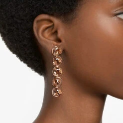 Harmonia Drop Earrings, Cushion Cut, Gold-Tone Plated 5640043 | Swarovski -King Power shop 8379ed16 508f 51e2 8ee8 f062b4ef5a61 33817.1658987854