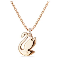 Swarovski Iconic Swan Pendant, Swan, Medium, Pink, Rose Gold-Tone Plated 5647552 -King Power shop 894c6900 f8c2 5d3f a9ad e53821ac60b7 49614.1673499980