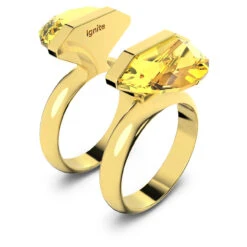 Swarovski Lucent Ring, Magnetic, Yellow, Gold-Tone Plated 5621074 (Size 7/M/55) -King Power shop 8add8b4b 76b9 5831 a012 501931f03c6b 48405.1637223856