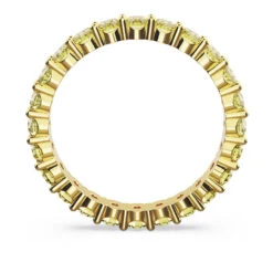 Swarovski Matrix Ring, Round Cut, Yellow, Gold-Tone Plated 5658663 (Size 55/M/7) -King Power shop 8be68c53 8b33 52f6 a69d db40f8c27f0b 20166.1675223404