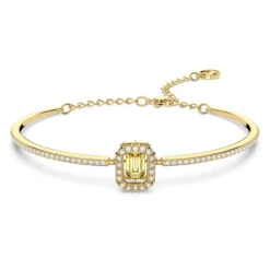 Swarovski Millenia Bangle Octagon Cut, Yellow, Gold-Tone Plated 5638488