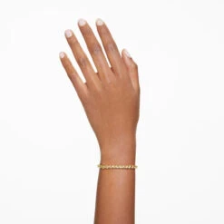 Matrix Tennis Bracelet, Round Cut, Small, Yellow, Gold-Tone Plated 5648933 (Size M) | Swarovski 10 Matrix Tennis Bracelet, Round Cut, Small, Yellow, Gold-Tone Plated 5648933 (Size M) | Swarovski -King Power shop 8c285b5d 83e6 5efa a53e 62e0f1280915 25561.1677648339