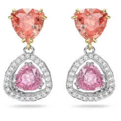 Millenia Drop Earrings Multicolored, Mixed Metal Finish 5619496 | Swarovski