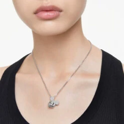 Disney Mickey Mouse Pendant White, Rhodium Plated 5669116 | Swarovski -King Power shop aad55f75 0984 5c85 ae91 4cdbe54f08ff 60808.1696476417