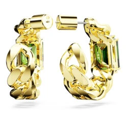 Millenia Hoop Earrings, Octagon Cut, Green, Gold-Tone Plated 5671253 | Swarovski -King Power shop b0b36408 1fcc 561d 880f 2439b236654b 06552.1692519955