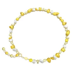 Gema Necklace, Mixed Cuts, Yellow, Gold-Tone Plated 5652800 | Swarovski -King Power shop b32b6d1f 1481 5164 b8cf 4d2cecbf3323 23077.1681330115