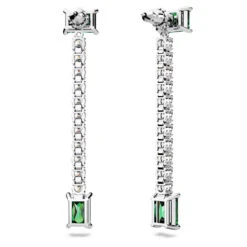 Matrix Drop Earrings, Mixed Cuts, Green, Rhodium Plated 5665786 | Swarovski -King Power shop b34c2e57 6b3e 5e78 b15e da20f4b85d83 44402.1690171123