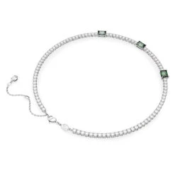 Matrix Tennis Necklace, Mixed Cuts, Green, Rhodium Plated 5666168 | Swarovski -King Power shop b80ae755 4715 5e60 a6f9 c360df347ba8 98950.1690002616