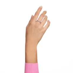 Swarovski Matrix Ring, Round Cut, Pink, Rhodium Plated 5658856 (Size 55/M/7) -King Power shop ba7b2a7b 63b5 5d32 8199 c6c5fcf152f1 54331.1675225958