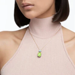 Swarovski Orbita Necklace Octagon Cut Crystal, Multicolored, Gold-Tone 5619787 -King Power shop bc1244dc 7fc8 5ea2 84bc 0efcd1cdc677 85938.1636150037