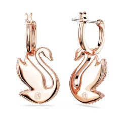 Iconic Swan Drop Earrings, Swan, Pink, Rose Gold-Tone Plated 5647544 | Swarovski -King Power shop bdb087b8 007f 5359 93f3 0c79255f66a4 33014.1674085748