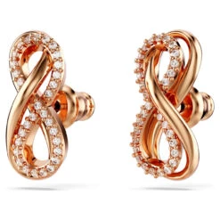 Hyperbola Stud Earrings, Infinity, White, Rose Gold-Tone Plated 5684085 | Swarovski -King Power shop c4952fc2 7ff2 57fd a9e3 e7e8e9c7a3f9 37606.1704586231