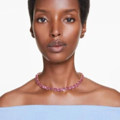 Millenia Necklace, Octagon Cut, Pink, Gold-Tone Plated 5683429 | Swarovski -King Power shop c581632b 3040 5b34 82ad 3fd10d12de6d 19431.1705369357