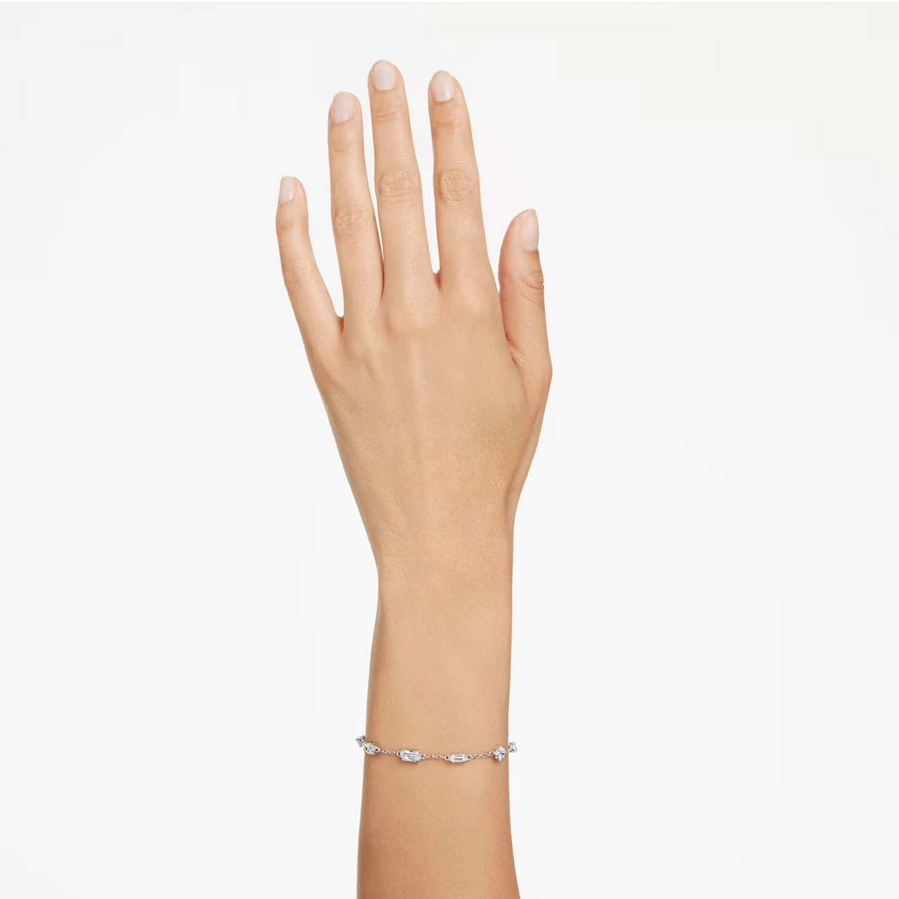 Mesmera Bracelet, Mixed Cuts, Scattered Design, White, Rhodium Plated 5661530 | Swarovski 5 Mesmera Bracelet, Mixed Cuts, Scattered Design, White, Rhodium Plated 5661530 | Swarovski - Image 5