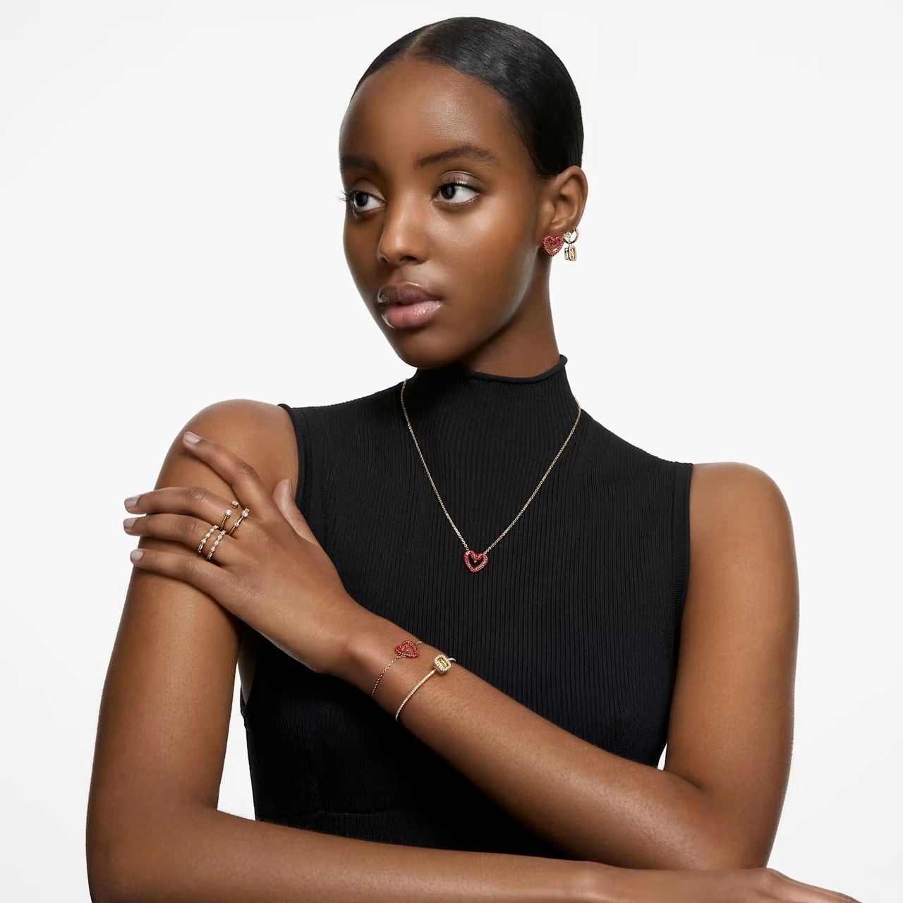 Swarovski Millenia Bangle Octagon Cut, Yellow, Gold-Tone Plated 5638488 5 Swarovski Millenia Bangle Octagon Cut, Yellow, Gold-Tone Plated 5638488 - Image 5