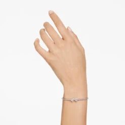 Mesmera Bangle Mixed Cuts, White, Rhodium Plated 5667253 | Swarovski -King Power shop dd535411 be6f 5ffa 9835 33f6fac41c99 69003.1690086226