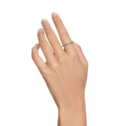 Matrix Ring, Round Cut, Green, Gold-Tone Plated 5658658 (Size 55/M/7) | Swarovski -King Power shop ebf50390 3c6d 50c4 877b ef383ae7595a 90945.1681370623