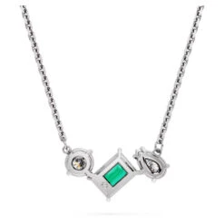 Mesmera Pendant, Mixed Cuts, Green, Rhodium Plated 5668278 | Swarovski -King Power shop eeab1428 56a8 5b2b 959c 61a584c0cb83 86590.1688753645