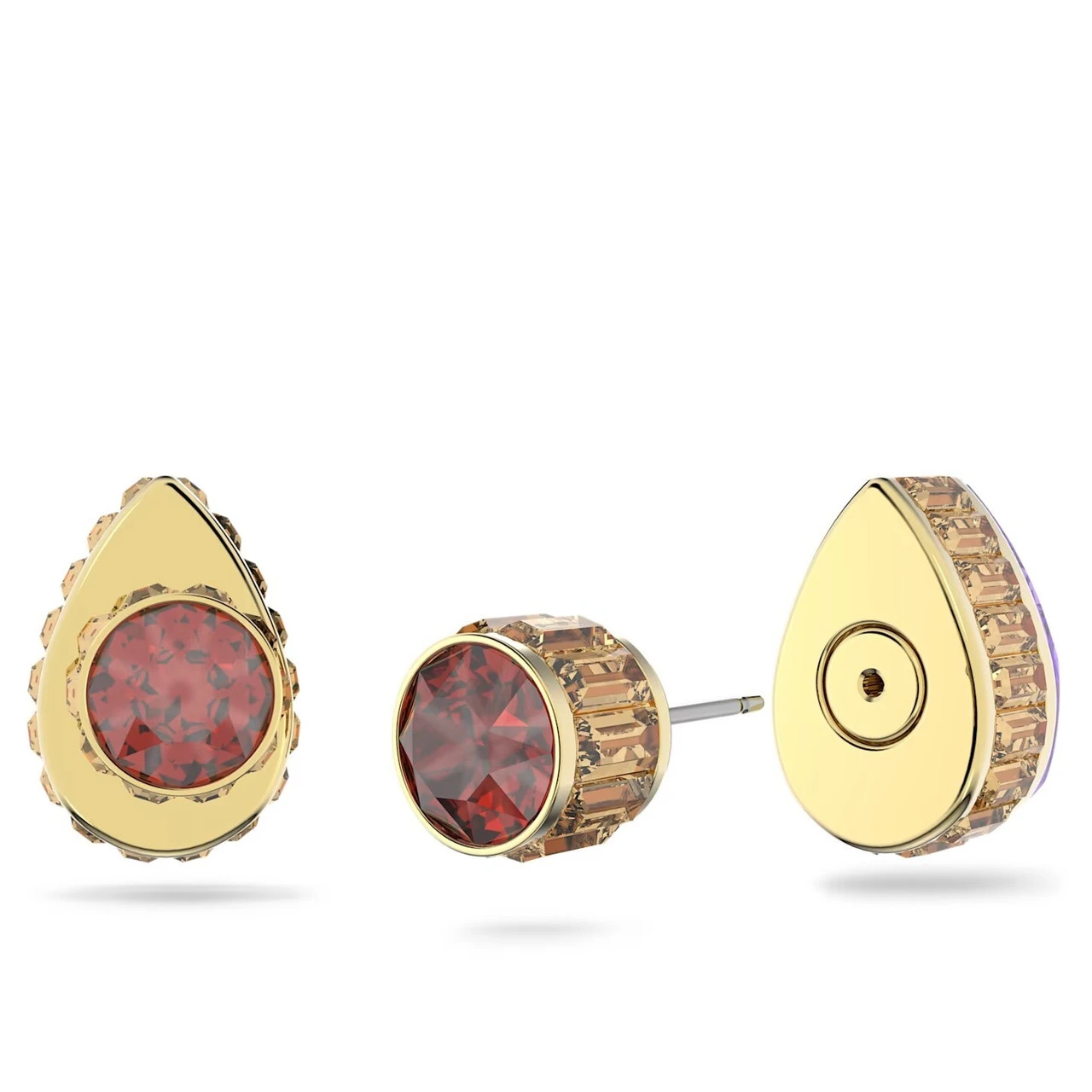 Orbita Stud Earrings, Drop Cut, Multicolored, Gold-Tone Plated 5641405 | Swarovski 3 Orbita Stud Earrings, Drop Cut, Multicolored, Gold-Tone Plated 5641405 | Swarovski - Image 3