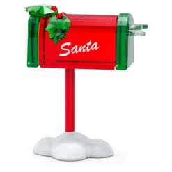 Swarovski Holiday Cheers Santa’s Mailbox, Red, 5630338