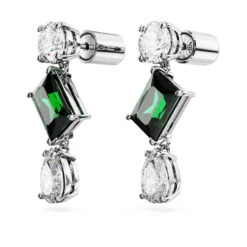 Mesmera Drop Earrings, Mixed Cuts, Green, Rhodium Plated 5665878 | Swarovski -King Power shop f3a260f4 1bb5 53df b3ba 9db29a80682e 08052.1692243962