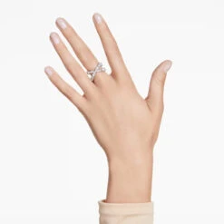 Hyperbola Ring, Infinity, White, Silver-Tone Finish Size 55 5677632 | Swarovski -King Power shop f3e71314 1f39 5ef4 935b b098726c8c86 69295.1705116381
