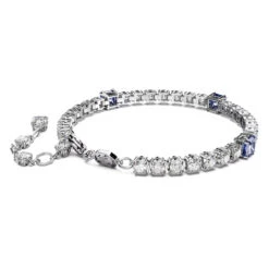 Matrix Tennis Bracelet, Mixed Cuts, Blue, Rhodium Plated 5666426 | Swarovski -King Power shop f5cb97ce 22b5 5ed0 82ff e4ab85edab49 93082.1689016032