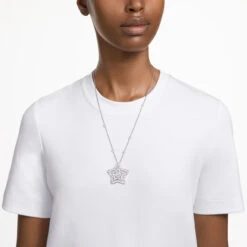 Swarovski Stella Pendant, Mixed Cuts, Star, White, Rhodium Plated 5639024 -King Power shop fc00229c 6285 5656 bcba c24497fcea76 05451.1658978271